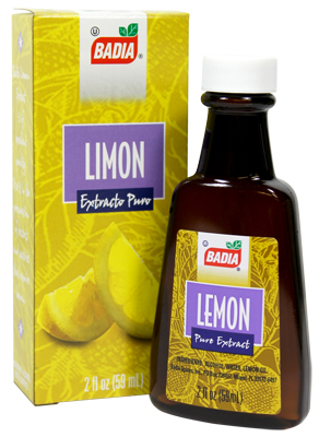 Badia lemon extract 2 Oz.